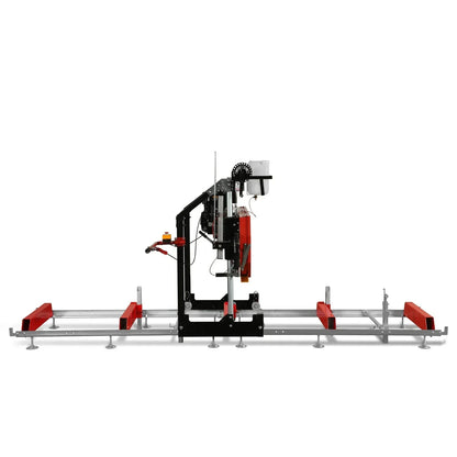 26" Portable Sawmill, 420cc 15HP E-Start Gasoline Engine, 22" Board Width, 13' Track Length , SM26