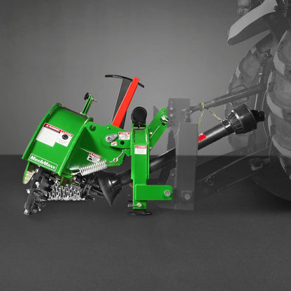 3-Point PTO Stump Grinder with 34 Carbide Teeth (PTO Shaft Included with Slip Clutch),  for 15-45HP Tractor,  SG24PRO