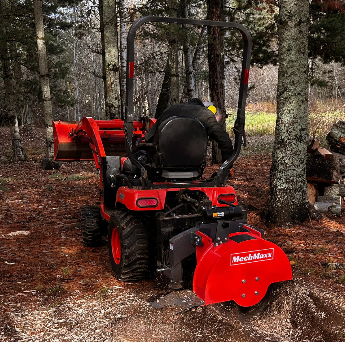 3-Point PTO Stump Grinder with 34 Carbide